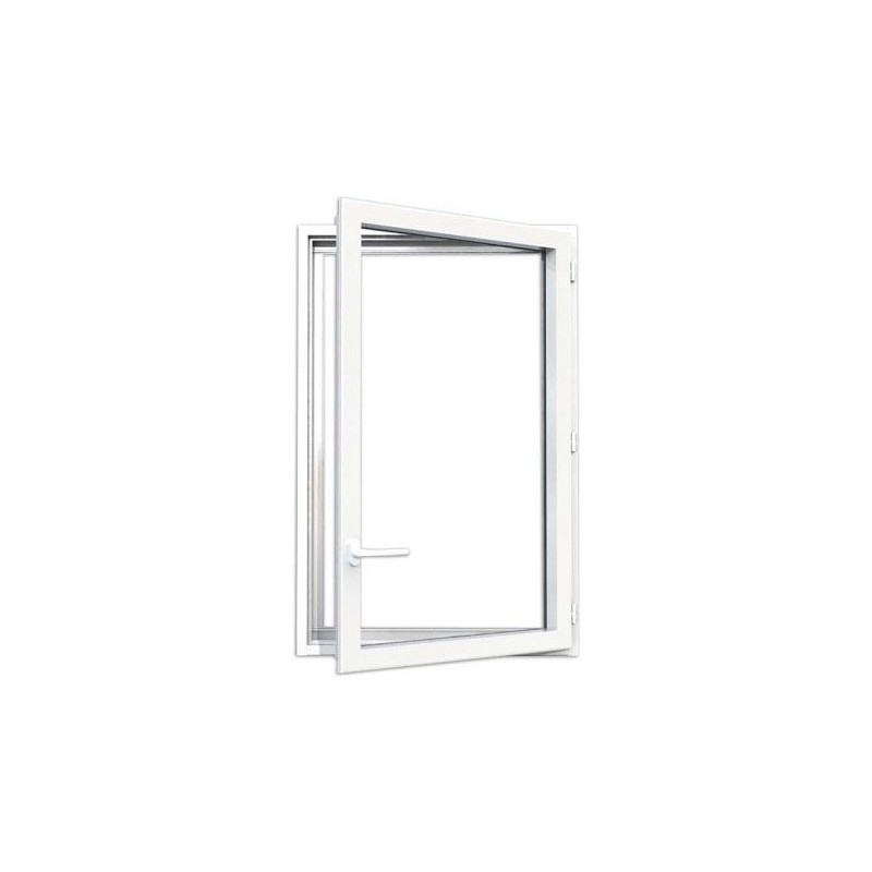 Fenêtre OB PVC blanc H1024xL661mm