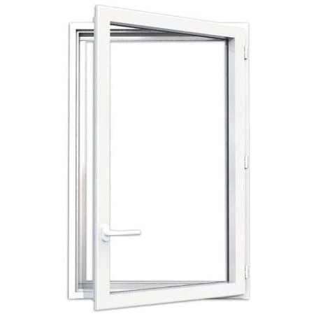 Fenêtre OB PVC blanc H1024xL661mm